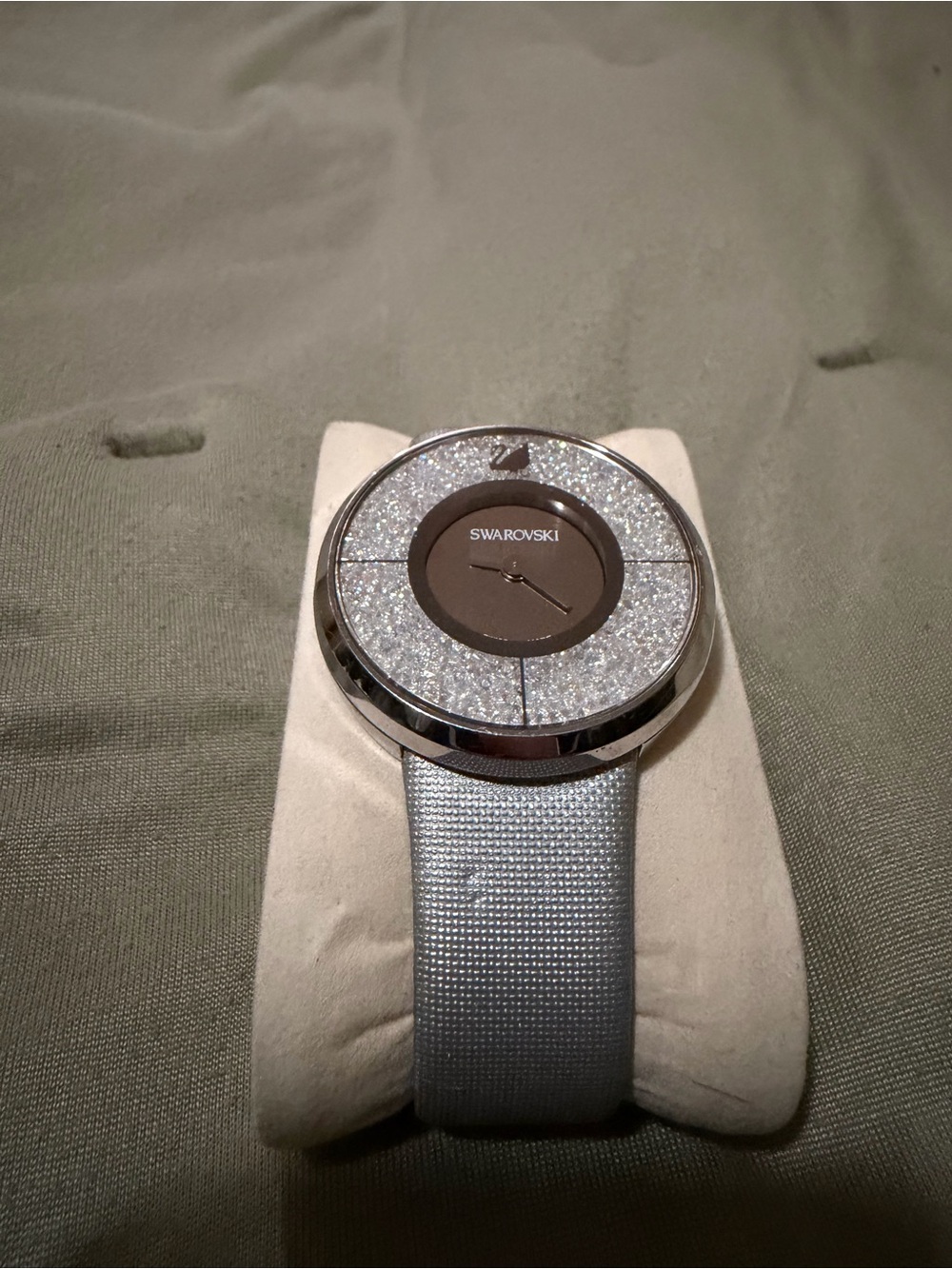 Swarovski Silver Crystal-Embellished Women's Watch